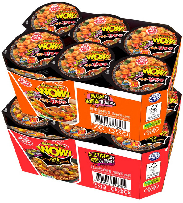 오뚜기 WOW 새우진짬뽕 컵 80g 6개+고기열라면 컵 80g 6개(총 12개), 없음, 12개