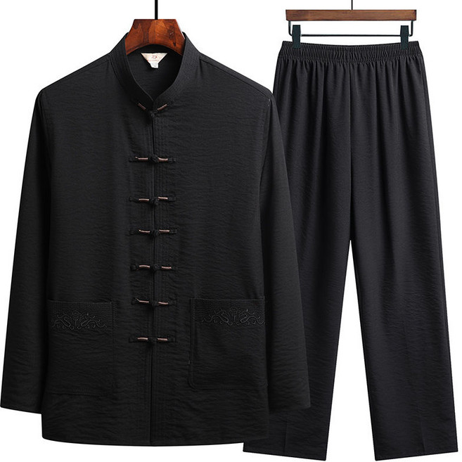 COSYEVNO 옴므 퓨전한복 중장년 춘하추복 긴팔 듀오세트