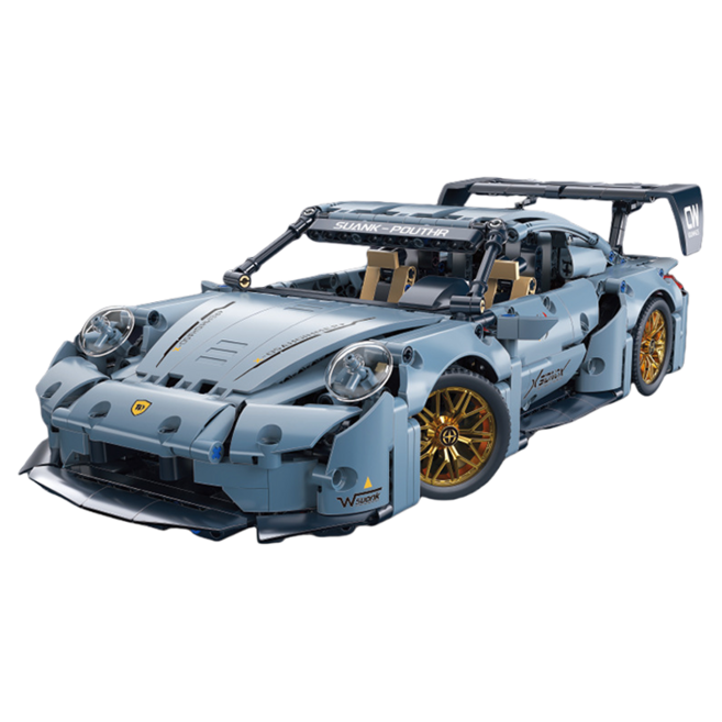 호환블록 조립형 자동차모델 스포츠카 슈퍼카 블록, 그레이색, 1개