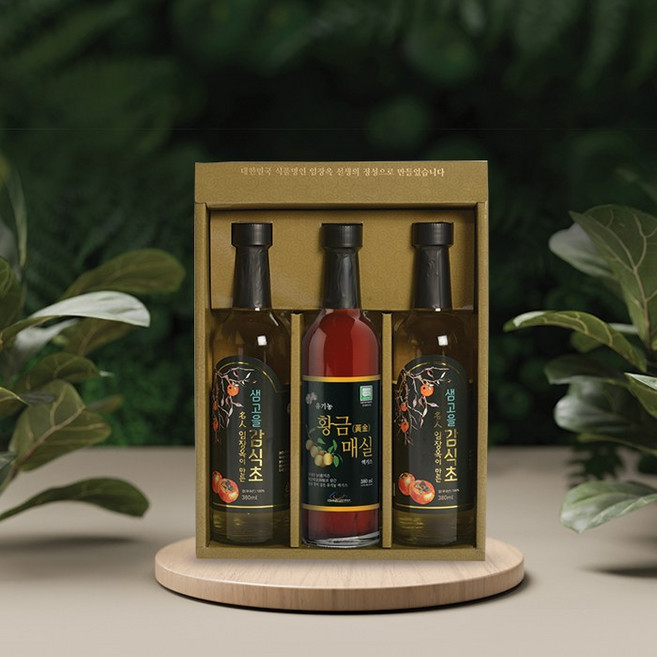 [금계식품] 샘고을 감식초 명인선물SET 4호, 3개