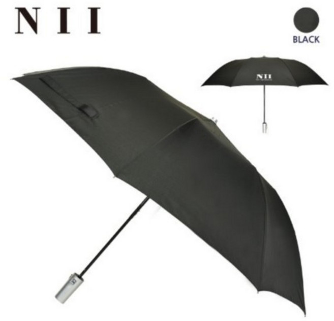 NII 2단 자동우산(블랙)