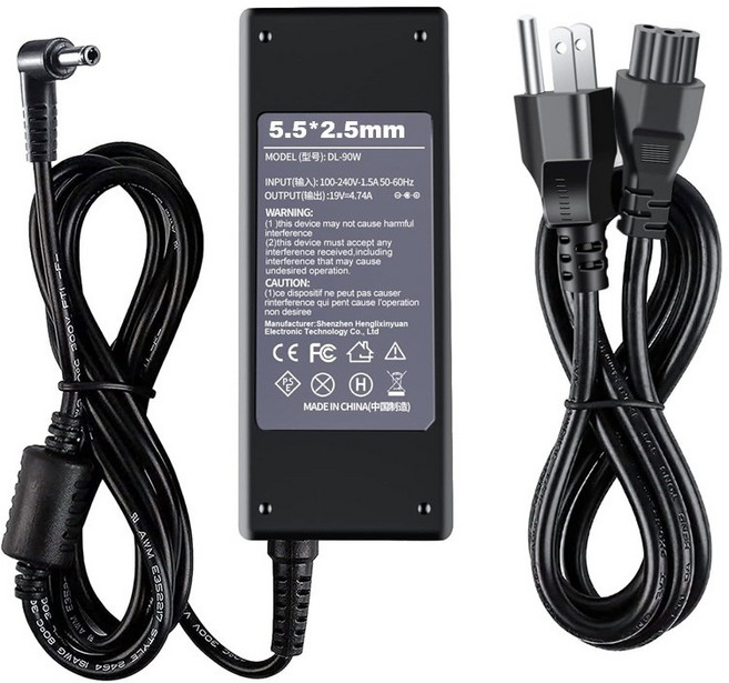 ASUS 華碩筆電適用 19V 4.74A 變壓器/充電器, 單一規格, 1個