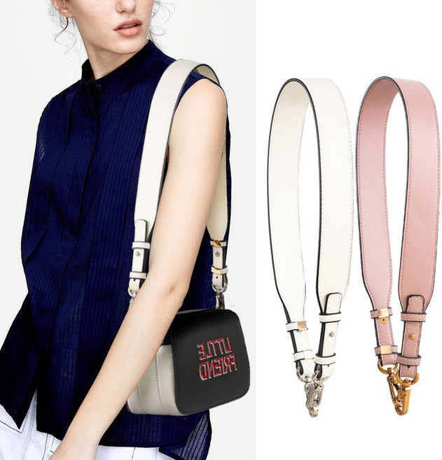 와이드 가죽 가방스트랩 숄더 버킷백 스트랩 가방끈 76-80cm