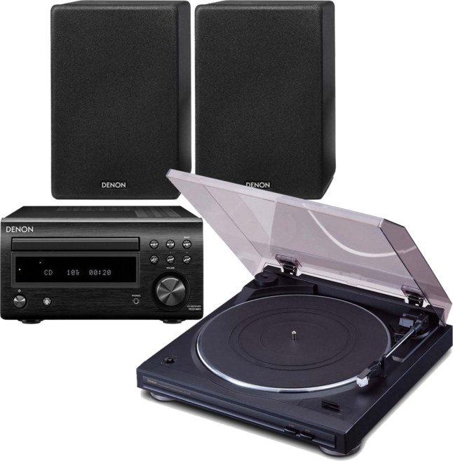 데논 DENON-AUDIO 미니하이파이패키지(블랙), 단품, 단품