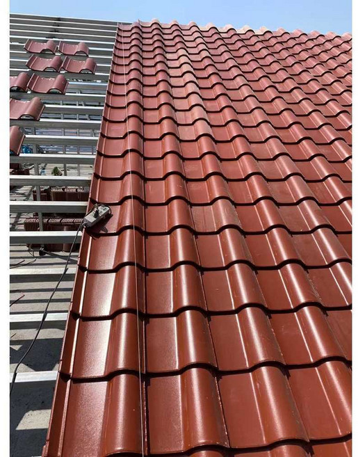 기와 스페니쉬 유럽 타일 목공 자재 지붕