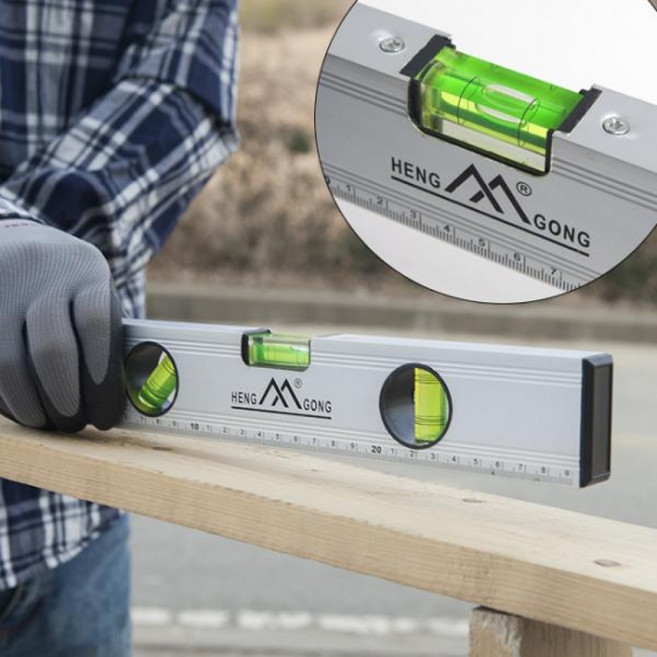 시스제이 3way 벨런스 자석 수평계 30cm 각도측정 수평대, 1개