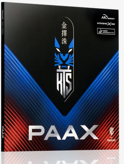 티마운트 KTS 팍스 탁구 러버, PAAX 레드, 1개