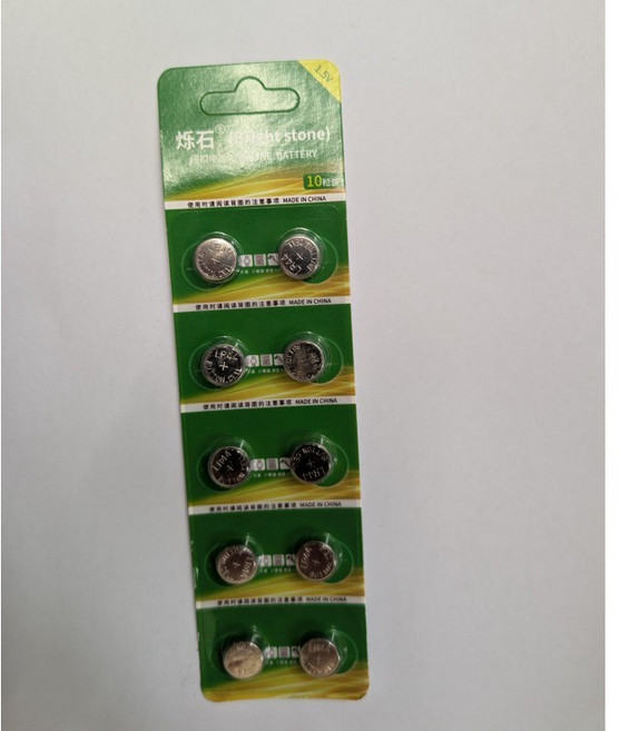 爍石 AG13 LR44 鈕扣電池 10顆裝, 1個