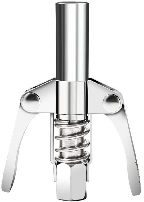 (6爪高壓款)注油嘴 高壓自鎖黃油槍/牛油槍注油配件 六爪穩固設計 單手操作更便利, 1個, 高壓注油槍/雙柄-單支