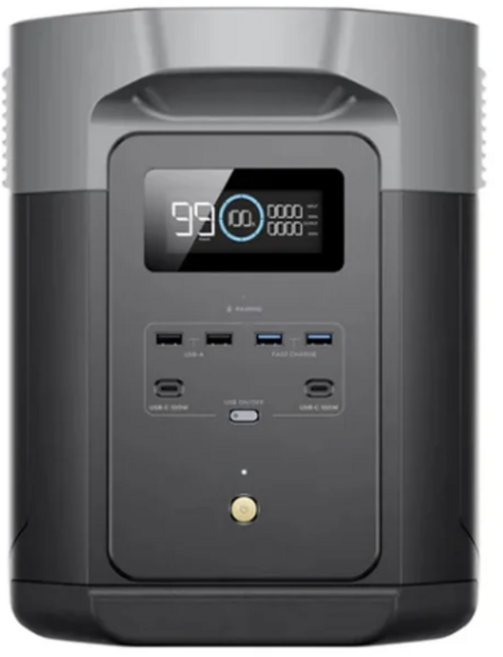 에코플로우 델타2 맥스 파워뱅크 대용량 (170ah 2048Wh) 캠핑 차박 버스킹 배터리, 1개