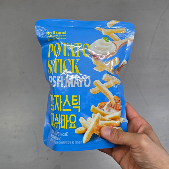 노브랜드 감자스틱 피쉬마요, 1개, 100g