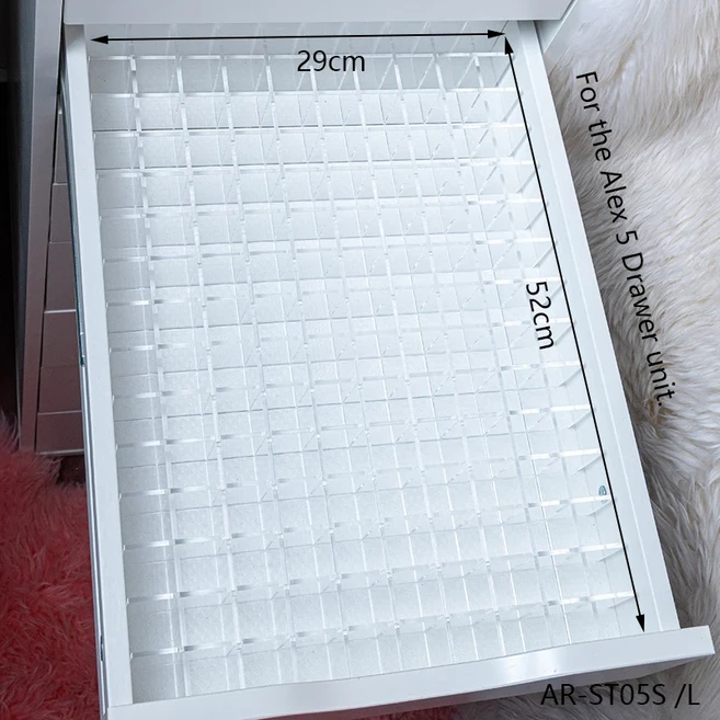 ANON 립스틱 오거나이저 삽입물 알렉스 9 및 5 서랍 화장품용 아크릴 디스플레이 투명 보관 칸막이