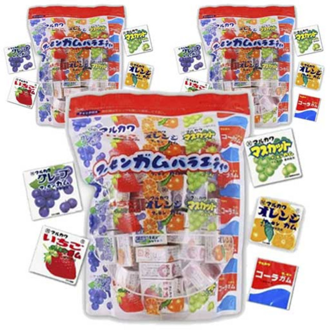 마루가와 풍선껌 버라이어티 50개입, 3개