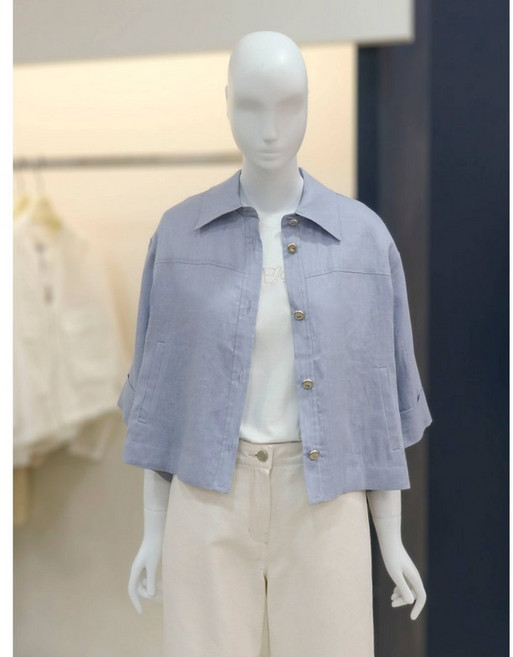 나이스클랍 나이스클랍 린넨100% 셔츠 자켓(A252PWU407)SB_DG