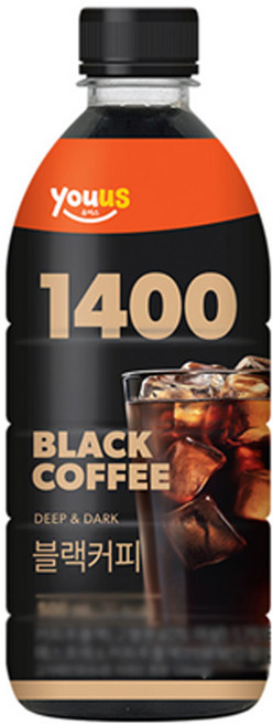 유어스 1400 블랙커피 500ml x 16개
