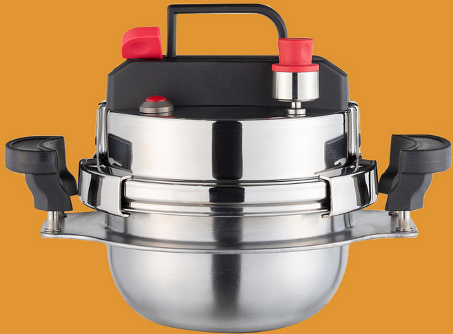 1인용 압력밥솥 미니 2인용 1인 돌솥밥 5분 누룽지 가마솥 스텐 통삼중 압력솥, 1개, 1.2L