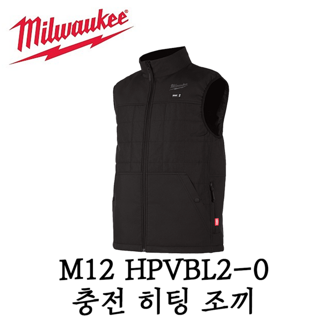 밀워키 히팅조끼 M12 HBWP-0 S M L, M, 1개