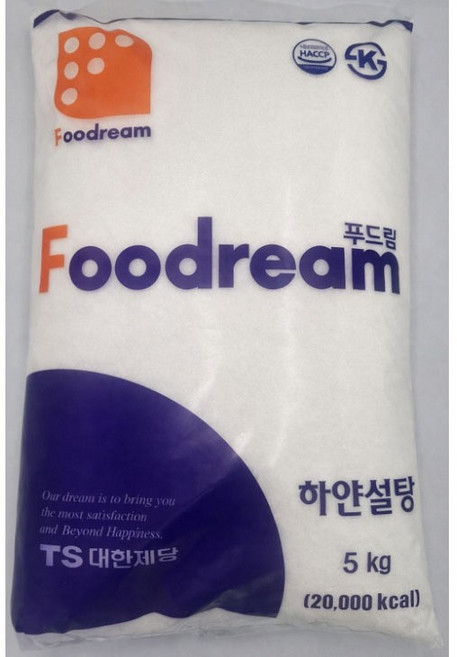 푸드림 하얀설탕, 5kg, 1개