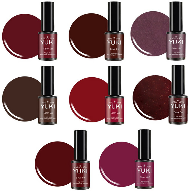 유키 유키젤네일 버건디컬러라인 모음, 1개, 유키 버건디컬러라인_084호 글리터와인, 5g