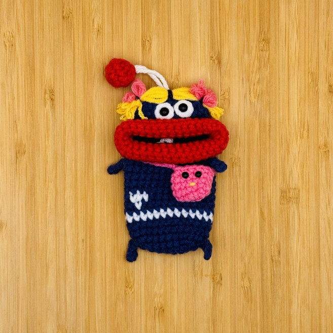 달리앤달리 니트 뜨개 인형 키링 파우치 키홀더 백참 에어팟 케이스 소품파우치