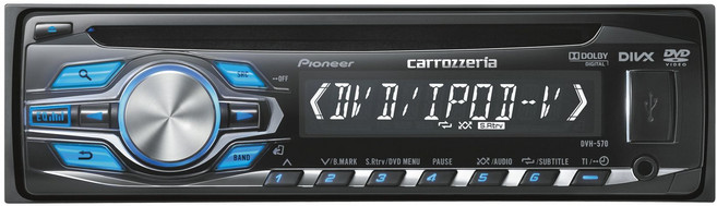 카로체리아 (파이오니어) 카 오디오 DVH-570 1DIN CDDVDUSB, 1개