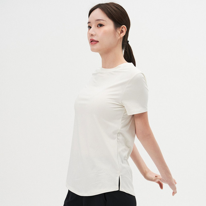 펌핑 여자 기능성 숏슬리브 반팔 쿨 티셔츠 운동 등산 국내생산