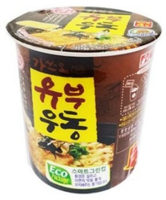오뚜기 유부우동 컵 간편식 아이간식 62G 1개