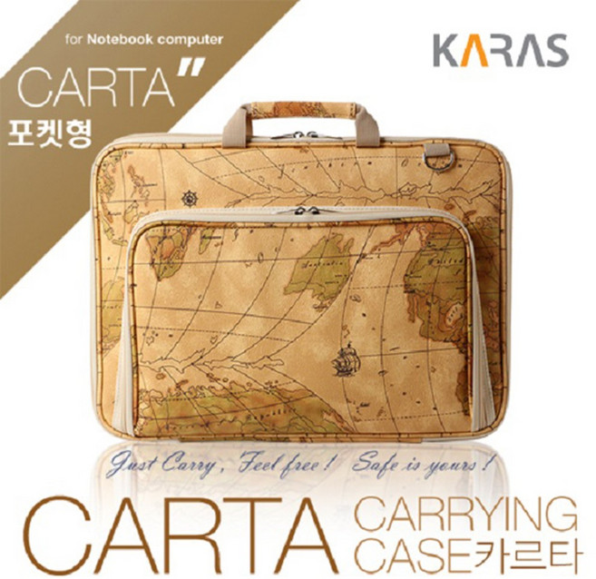 DELL 에일리언웨어 M16 R1 R1A 16인치용 노트북 파우치겸 가방, 브라운