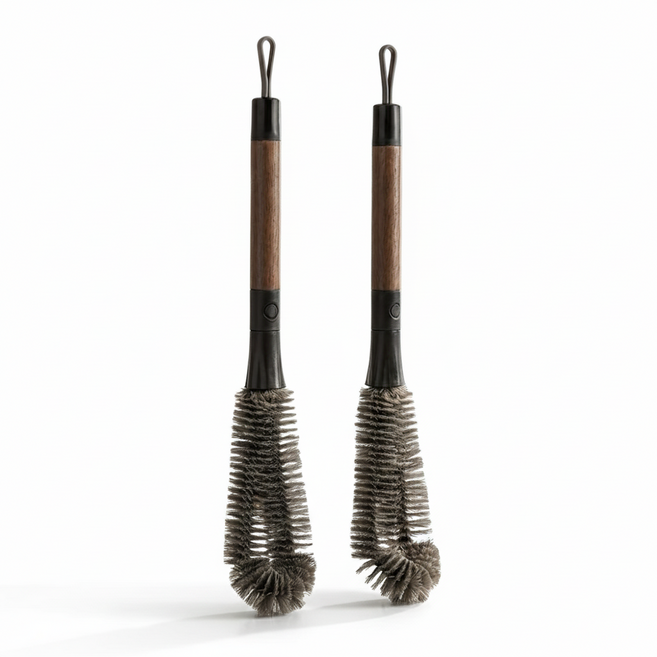 도큐어 무적 2 in 1 텀블러 세척솔 1+1, 딥블랙, 1개