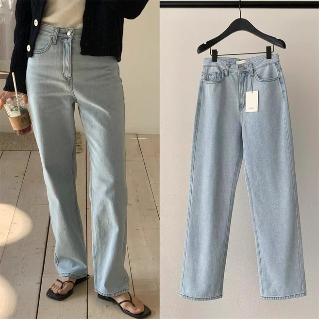 삼시세끼 라이트 4회 김고은 청바지 연예인 옷 스타일 와이드 일자 데님 패션