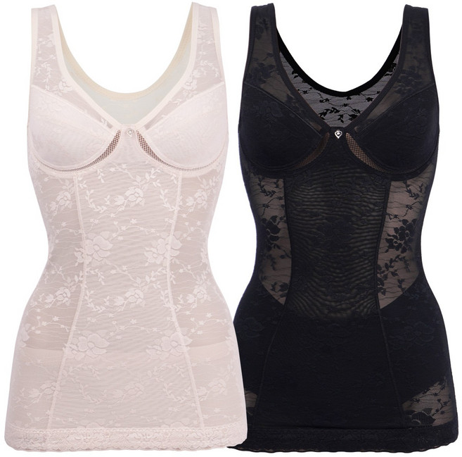 럭센스 쾌적한 인견 노와이어 바디쉐이퍼 B컵 lbt5006