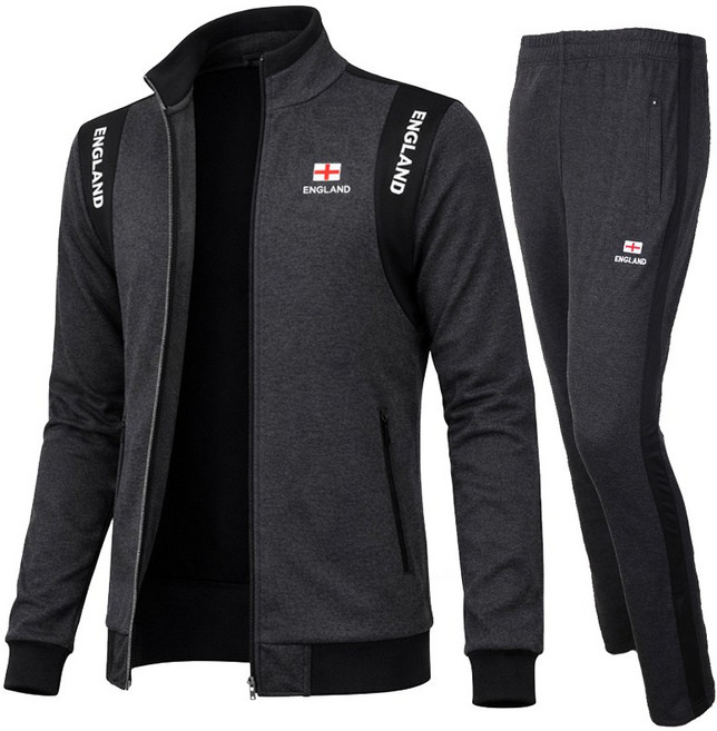 남성 잉글랜드 트레이닝세트 가우리 집업 츄리닝 운동복 상하의 슬림핏 봄가을