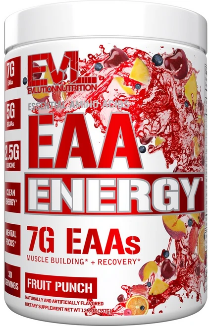 EVLUTIONNUTRITION EAA 에너지 필수아미노산 프루트 펀치 맛, 1개, 357g - 쿠팡