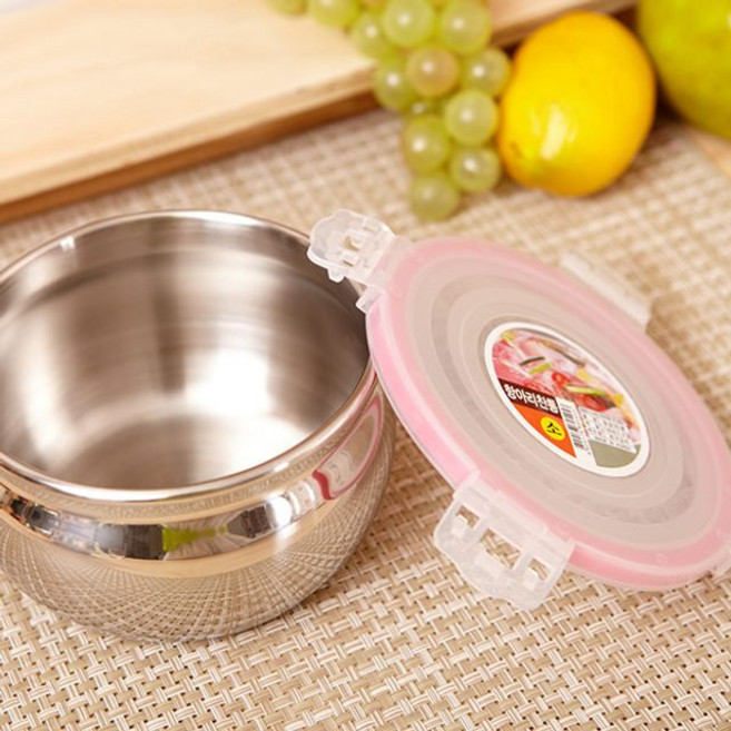 [D1-8807874887766] 27종 스텐 항아리찬통 소 스텐용기 밀폐용기 반찬통, 1개