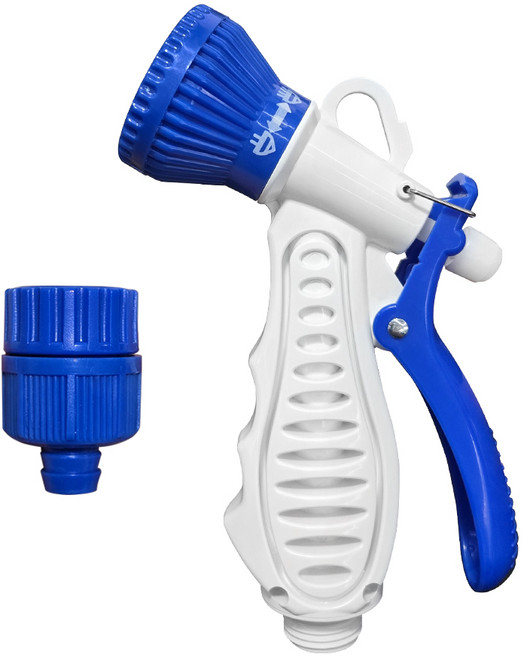 월드크린 블루젯 다목적 물 호스 스프레이 건, 1개, 혼합색상