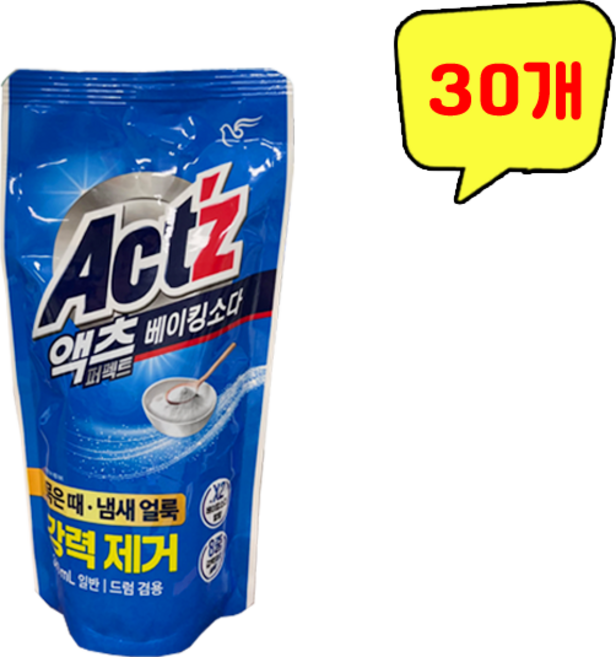 피죤 액츠 퍼펙트 베이킹소다 액상세제 리필, 300ml, 30개