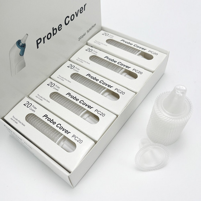 KIRABI 필터 브라운 체온계 호환 필터 캡 irt6030 리필용 커버, 5개