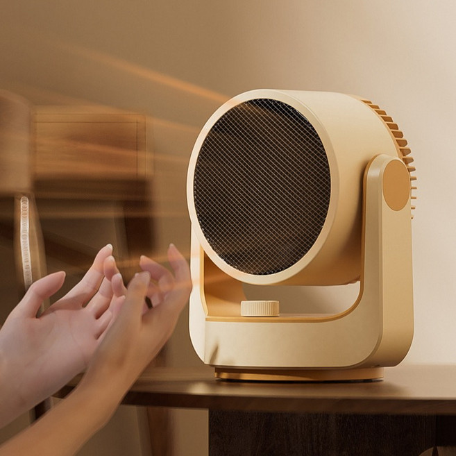 무선 충전식 온풍기 usb 충전식 온풍기 3초 가열, 구스노랑, 255