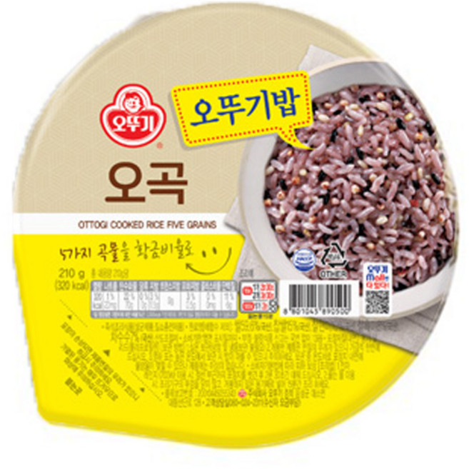 오뚜기 오뚜기밥 오곡 210g, 30개
