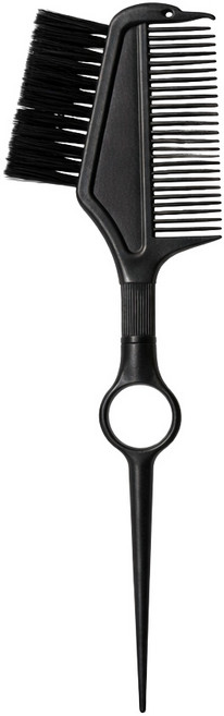 루시피 프로페셔널 스핀 염색솔 염색빗 블랙, 1개