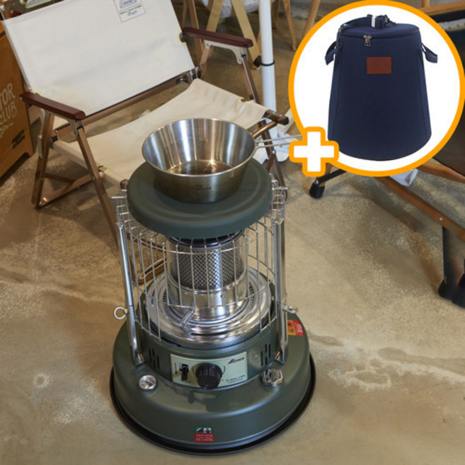 알파카 캠핑 기름 난로 APC-SB460CW 스마트 카키 가방포함 등유 히터 심지 석유, 단품