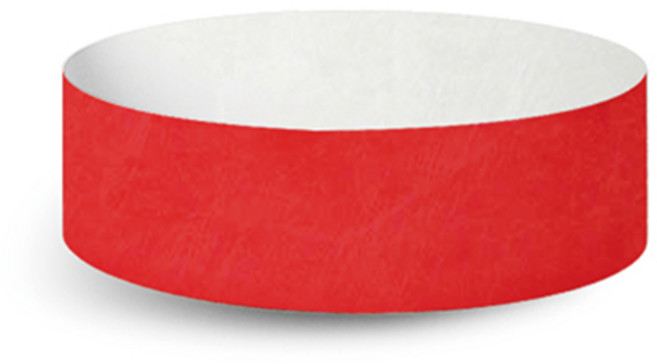 입장권팔찌 입장팔찌, 토마토레드, 1세트