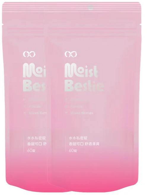 水水私密錠2代 鳳梨口味 蔓越莓私密保養, 2件, 水水私密錠二代2包, 60g