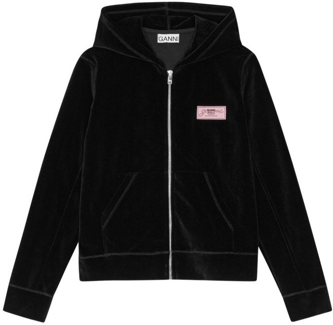 가니 벨루어 후드 집업