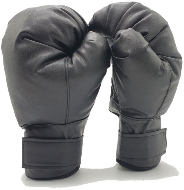어린이 입문 아동 복싱 권투 글러브 솜 글러브 집에서 펀칭놀이 원펀치쓰리칼로리, 검정