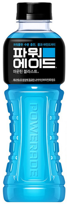 파워에이드 마운틴블라스트, 600ml, 2개