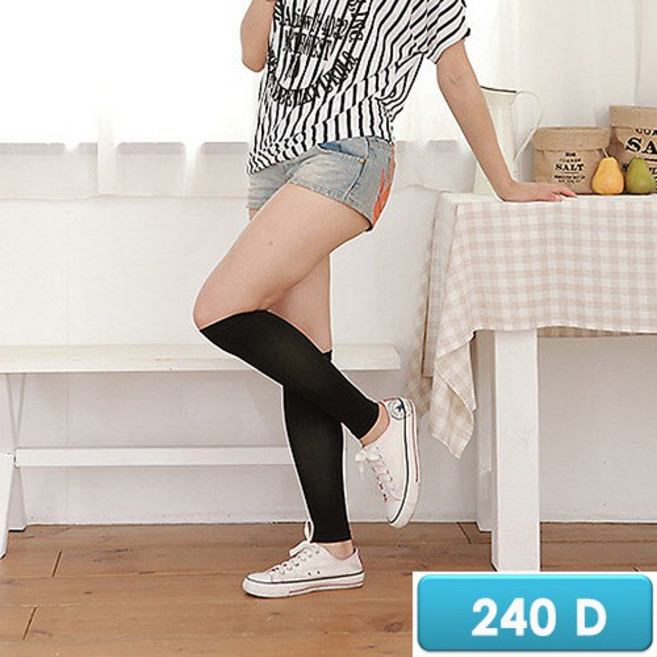 誠益 束小腿彈性襪 台灣製 MIT 240丹尼 超細纖維 萊卡 漸進式壓力