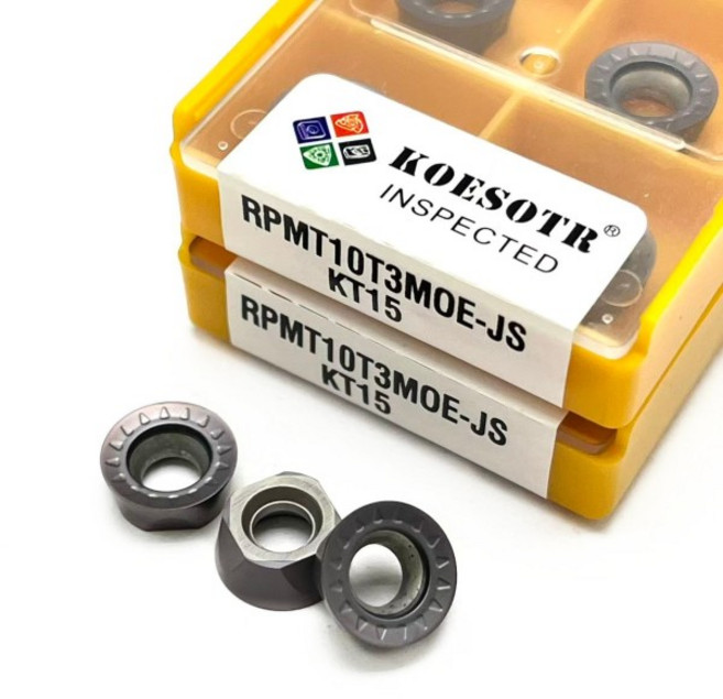 공작 기계 10PCS RPMW1003 JS 내부 라운드 카바이드 인서트 CNC 금속 선반 도구, 02 RPMT1204MOE  KT15, 01 10PCS