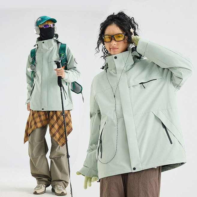 COSYEVNO 남여공용 바람막이 3in1 방수방풍 아웃도어 등산복