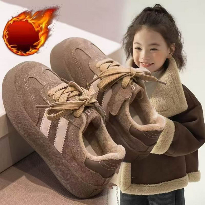 Aesero 아동용 운동화 털신발 아기 키즈 부츠 패딩 겨울신발 주니어 초등 학생 신발